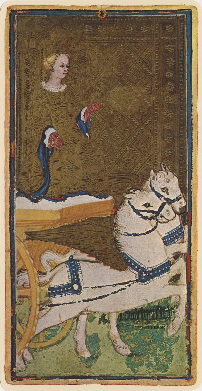 The Chariot, faksimile af et tarotkort fra 