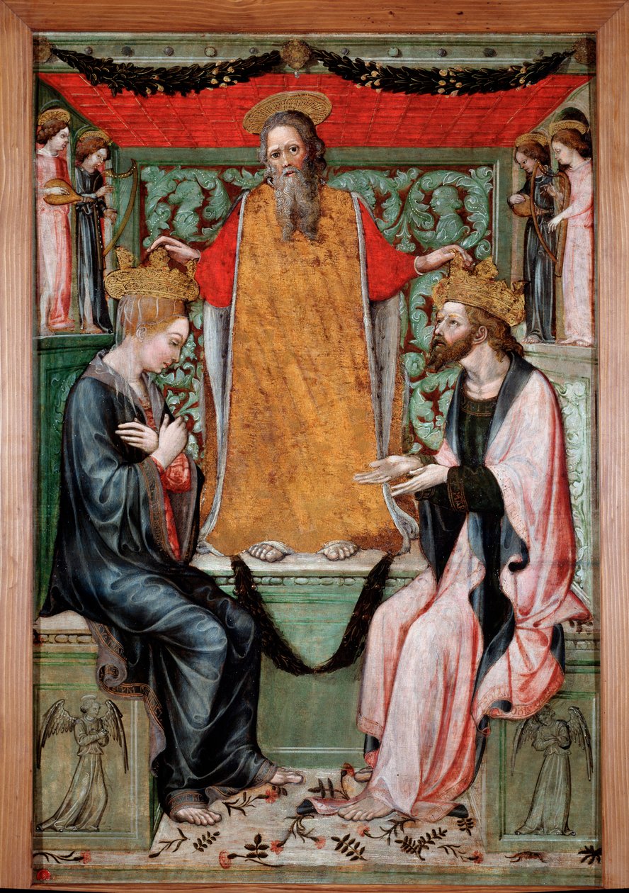Kroningen af Jomfruen og Kristus (Maleri af Bonifacio Bembo