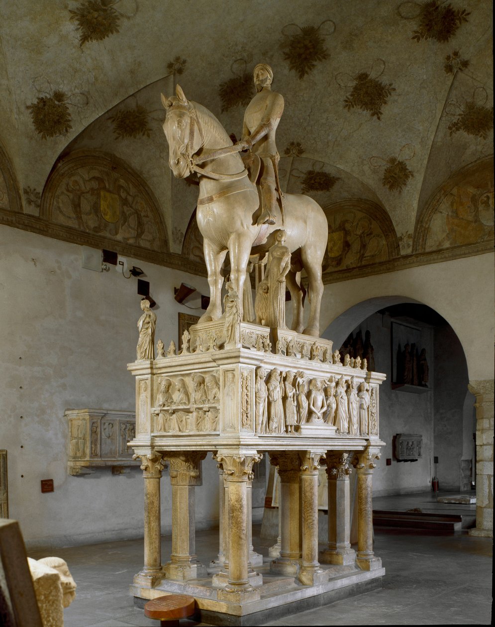 Ryttermonument til ære for Bernabo Visconti (skulptur) af Bonino da Campione