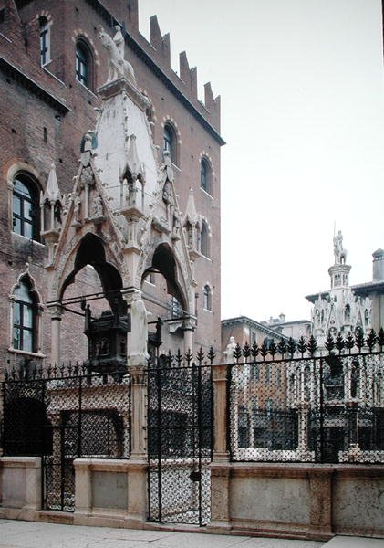 Begravelsesmonument af Mastino II Della Scala (1308-51) af Bonino da Campione