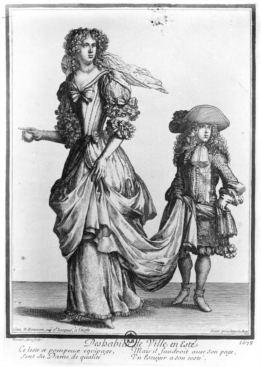 Sommerbykjolen, 1678 af Nicolas Bonnart