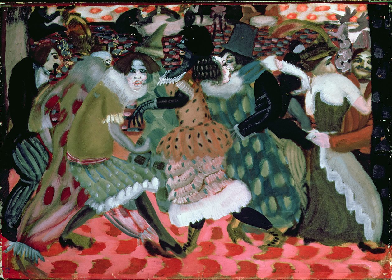 Morte-sæsonen i Paris, 1913 af Boris Dmitrievich Grigoriev