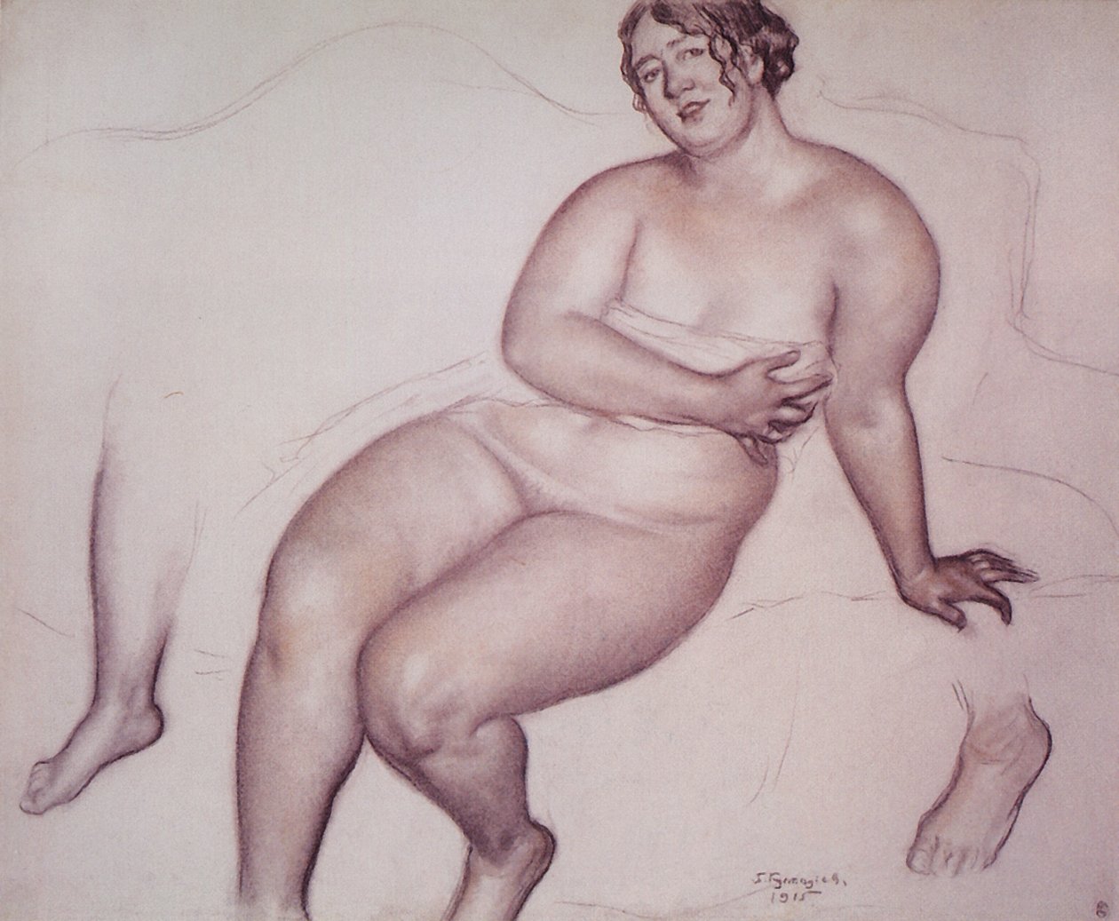 . , n af Boris Mikhailovich Kustodiev