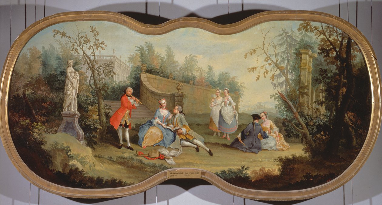 Musik, 1754 af Boris Vasilievich Sukhodolsky