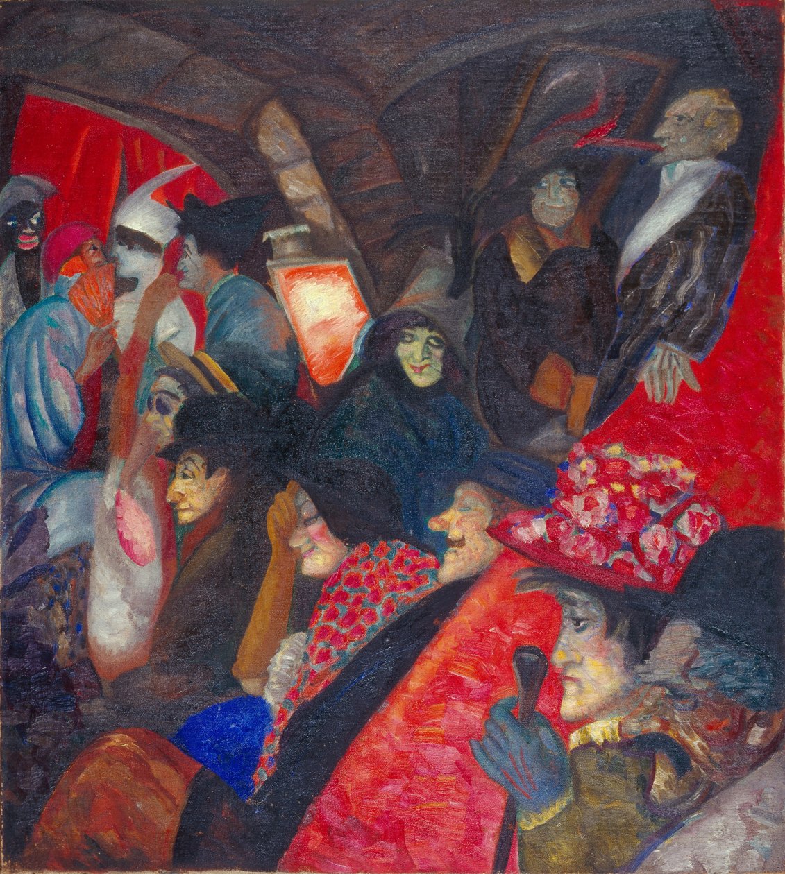 Cabaret Black Cat, 1913 af Boris Dmitrievich Grigoriev