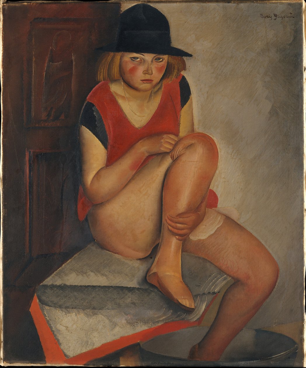 Modellen, ca 1926 af Boris Dmitrievich Grigoriev