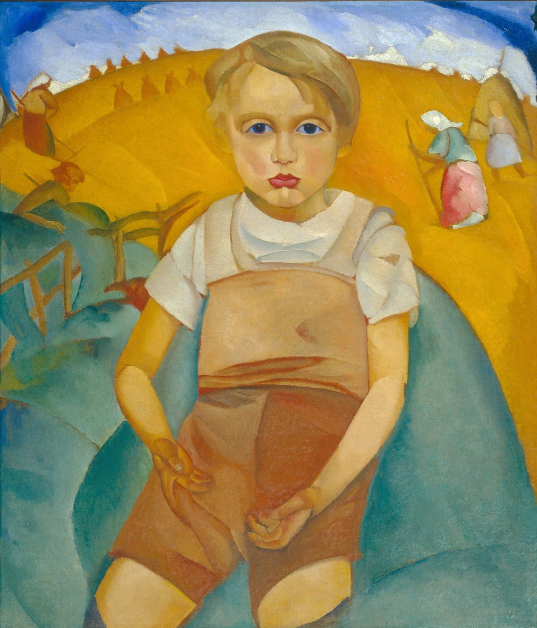 Det verdslige portræt af sønnen, 1920 af Boris Dmitrievich Grigoriev