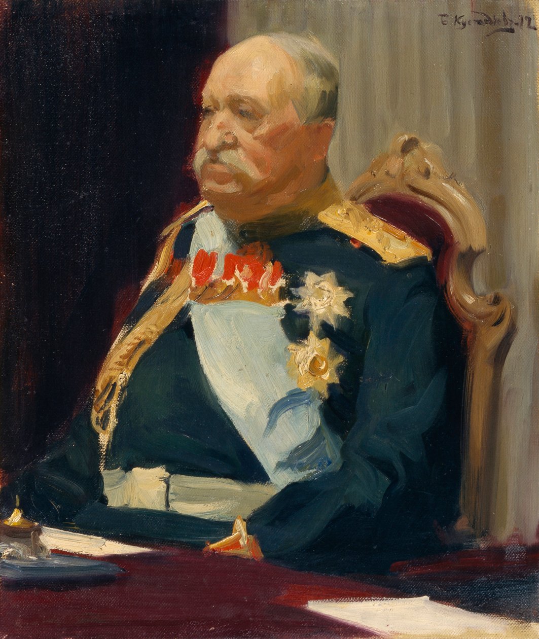 Portræt af comte Nikolai Pavlovich Ignatiev (1832-1908), homme d