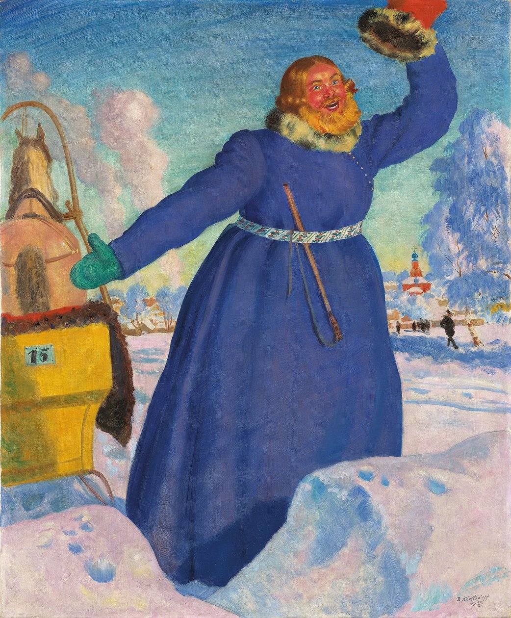 Kusken, 1923 af Boris Mikhailovich Kustodiev