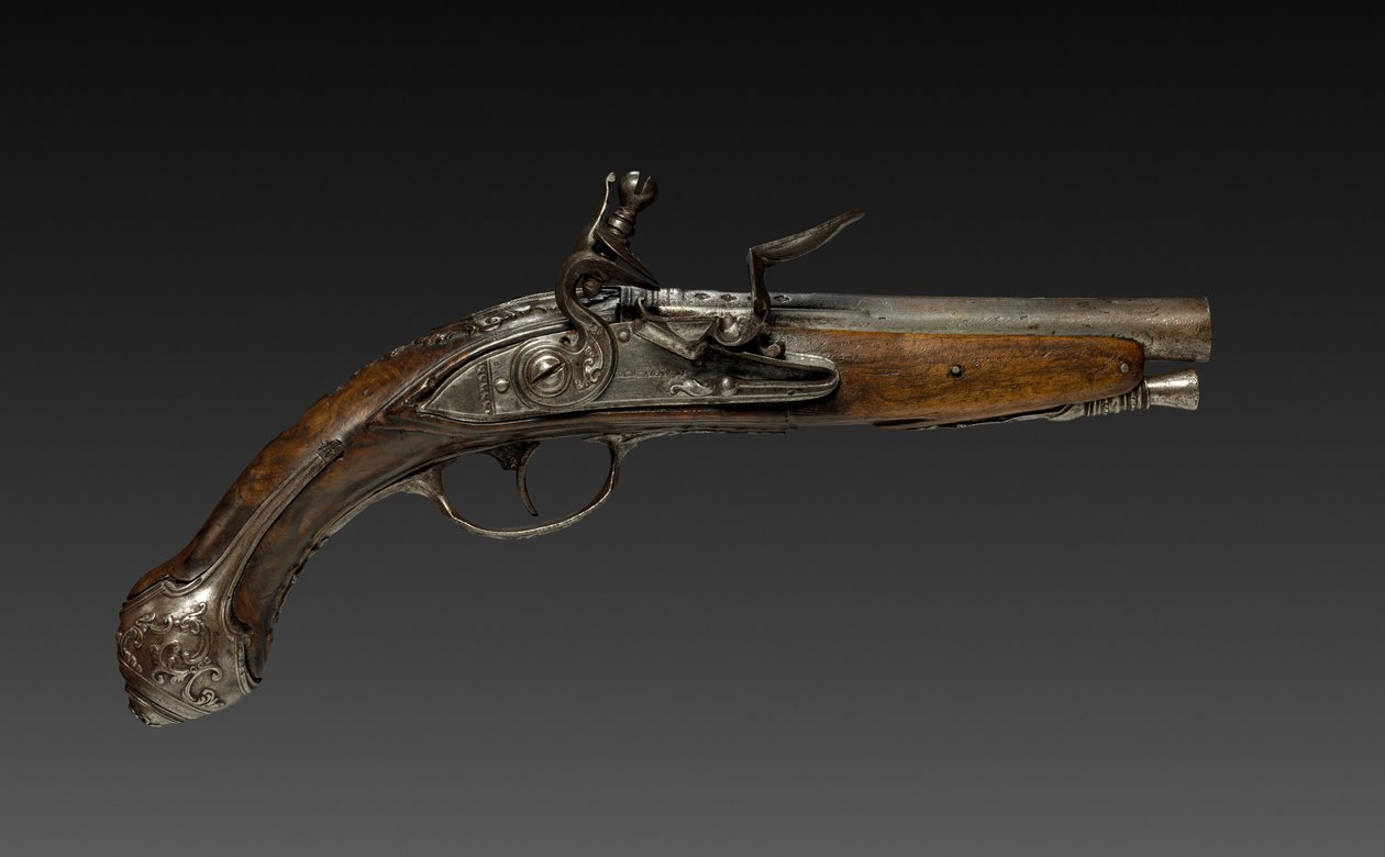 Flintlock Pistol, 1700-tallet. af Bortolo Agazzi