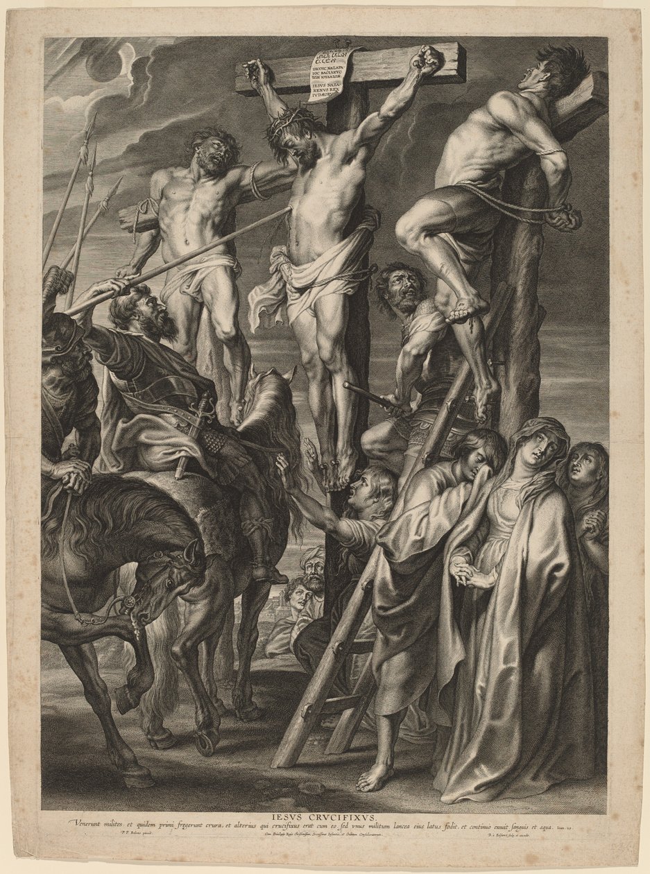 Spydslaget af Boëtius Adams Bolswert after Sir Peter Paul Rubens