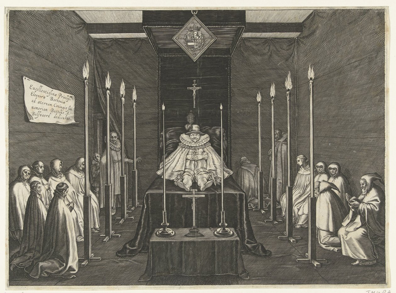 Pragtseng af prins Philip William, 1618 af Boëtius Adamsz. Bolswert
