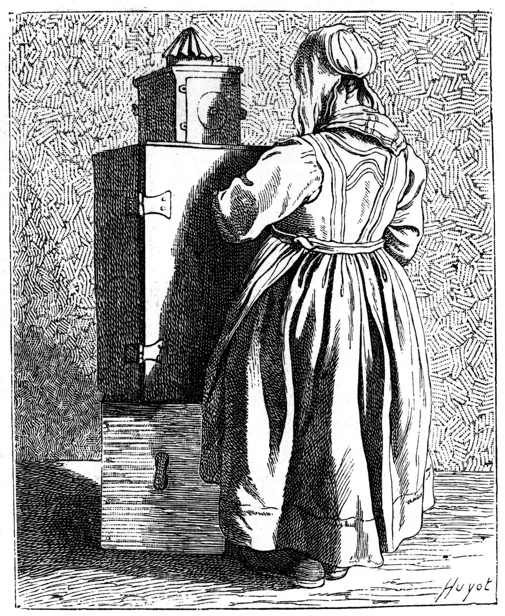 En magisk lanterne, 1737-1742. af Bouchardon
