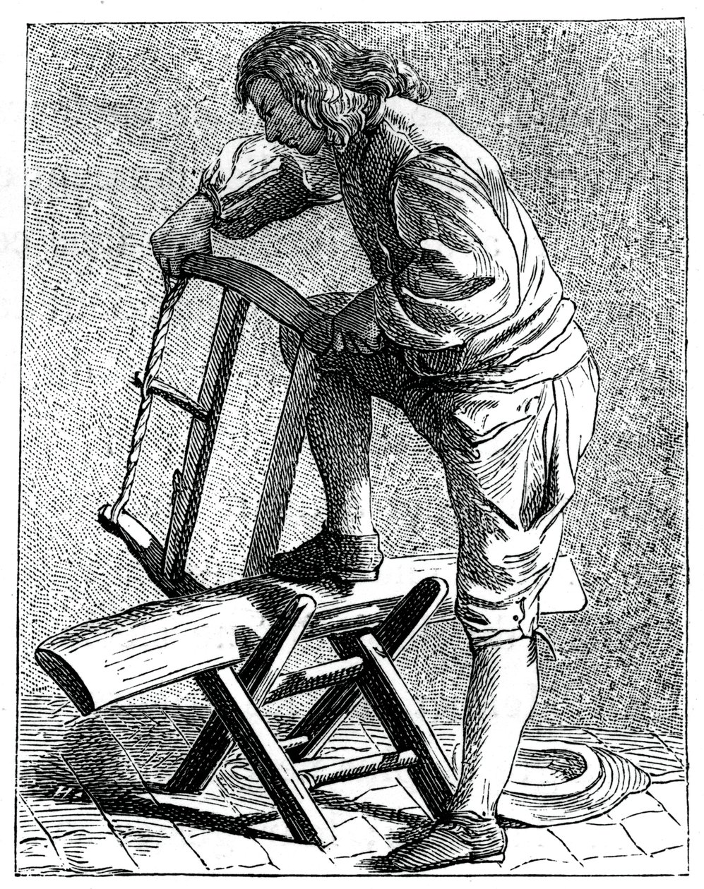 En træskærer, 1737-1742. af Bouchardon