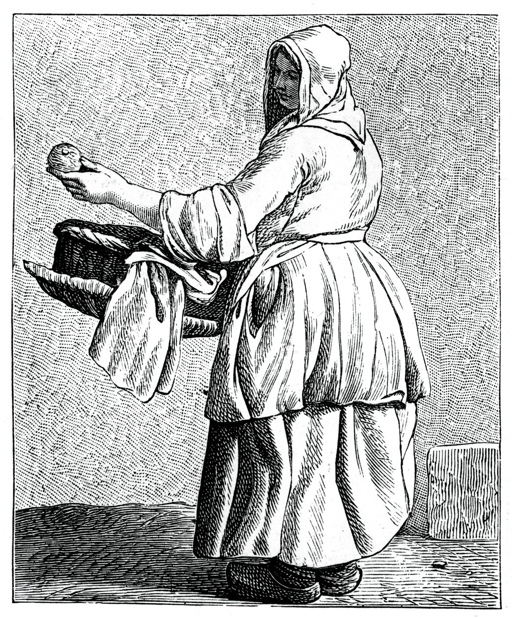Bagte æbler!, 1737-1742. af Bouchardon