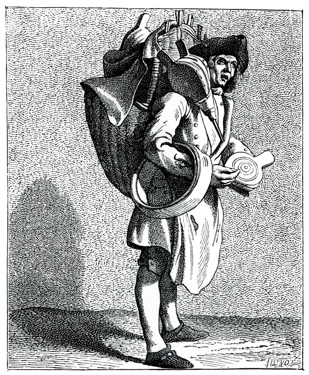 Bælge eller spande til reparation!, 1737-1742. af Bouchardon