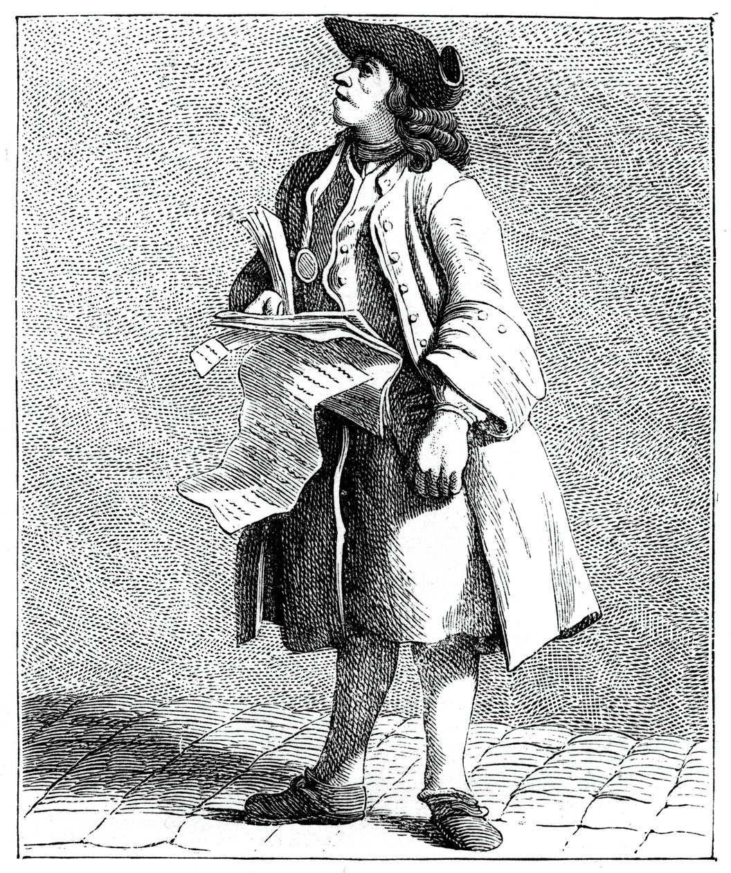 Listen over vinderne i lotteriet!, 1737-1742. af Bouchardon