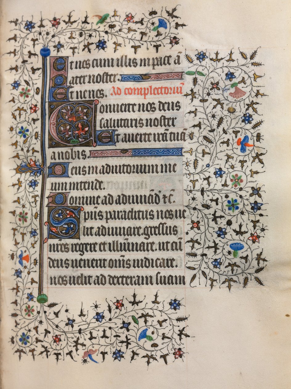 Timebog Brug af Paris: Dekoreret initial, ca. 1420. af Boucicaut Master