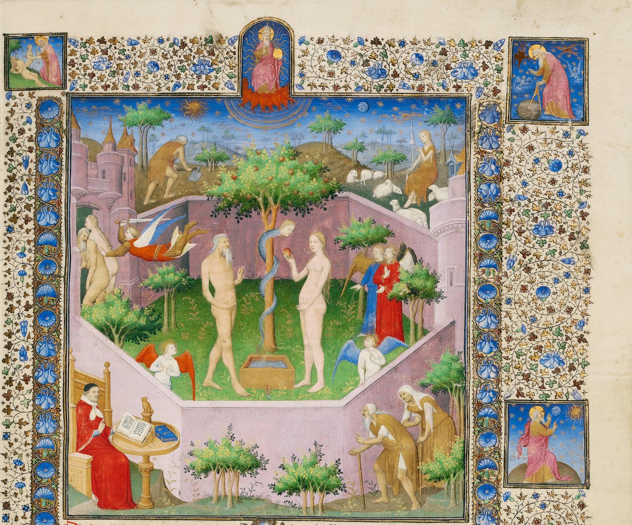 Historien om Adam og Eva, ca 1413-1415 af Boucicaut Master,