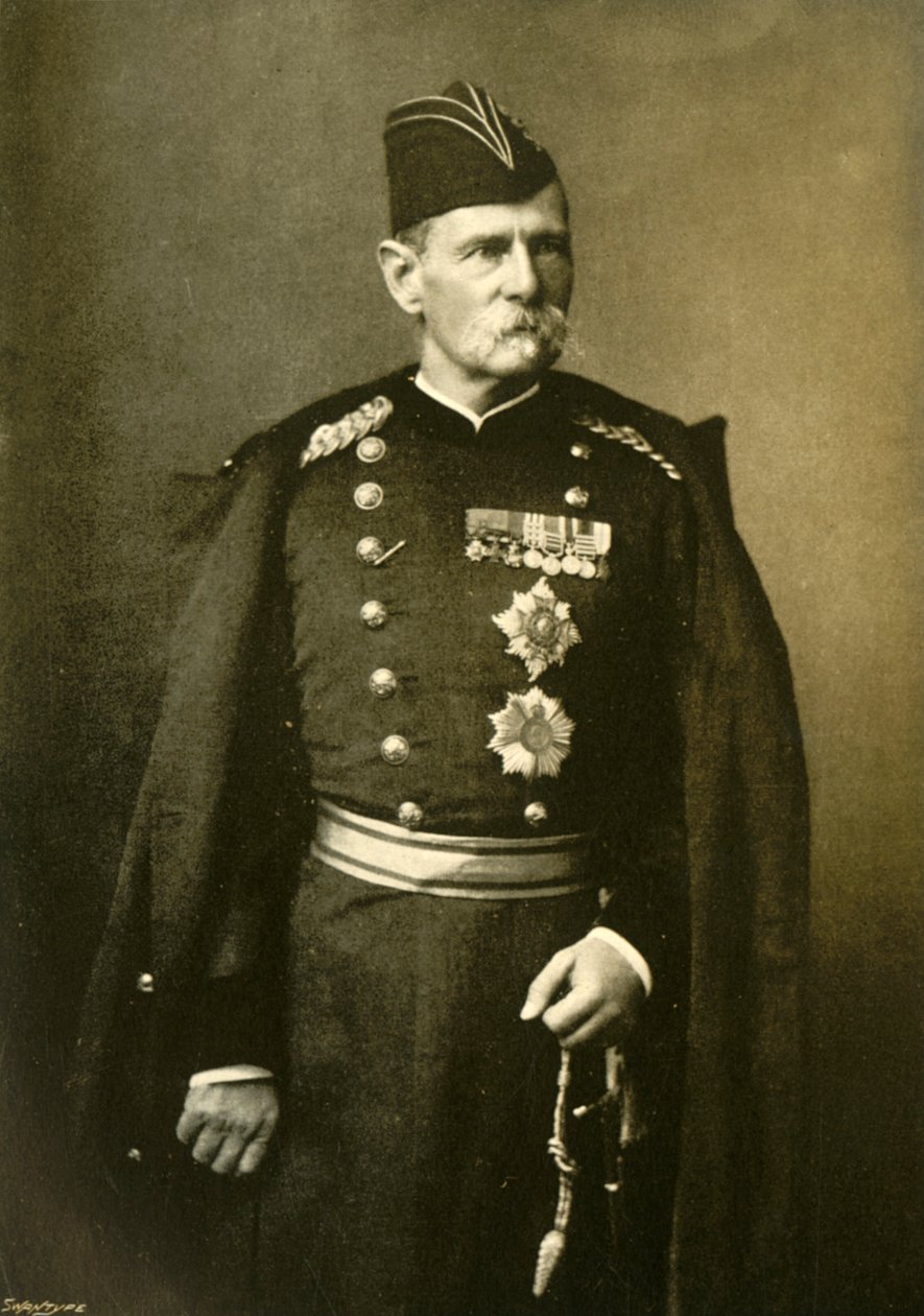 Lord Roberts, 1. baron af Kandahar, øverstkommanderende for hæren i Indien, c1890