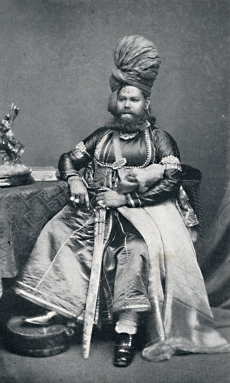 Maharaja af Panab, Bombays præsidentskab, 1902 af Bourne and Shepherd