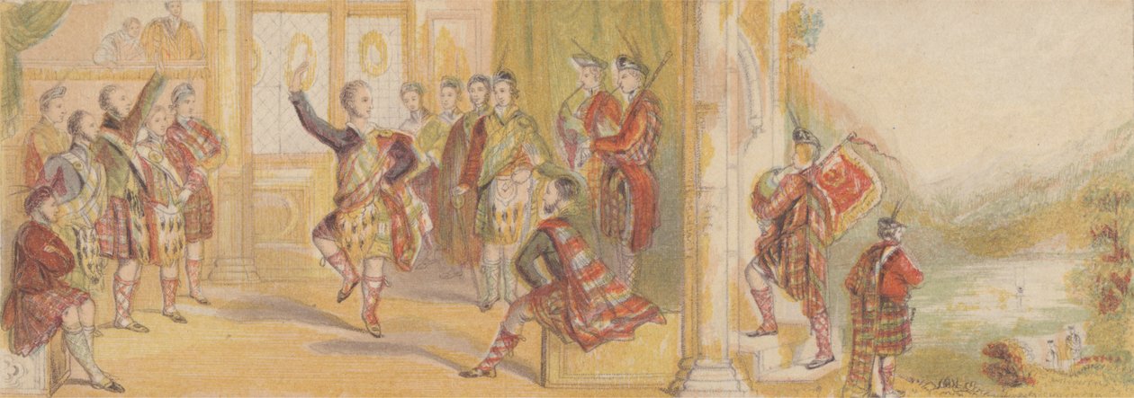 Highland Dancers af Bradshaw and Blacklock