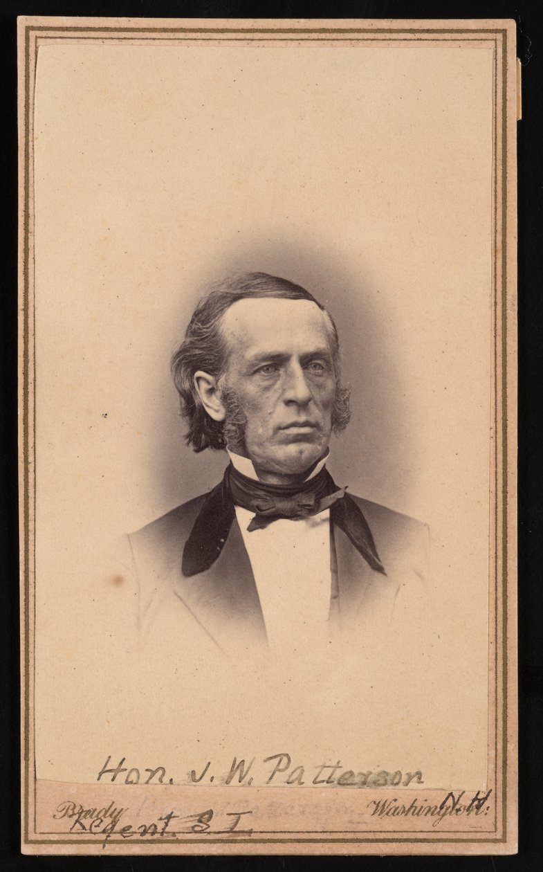 Portræt af James Willis Patterson 1823-1893, før 1869. af Brady