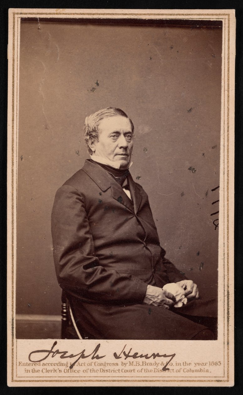 Portræt af Joseph Henry 1797-1878, 1865. af Brady