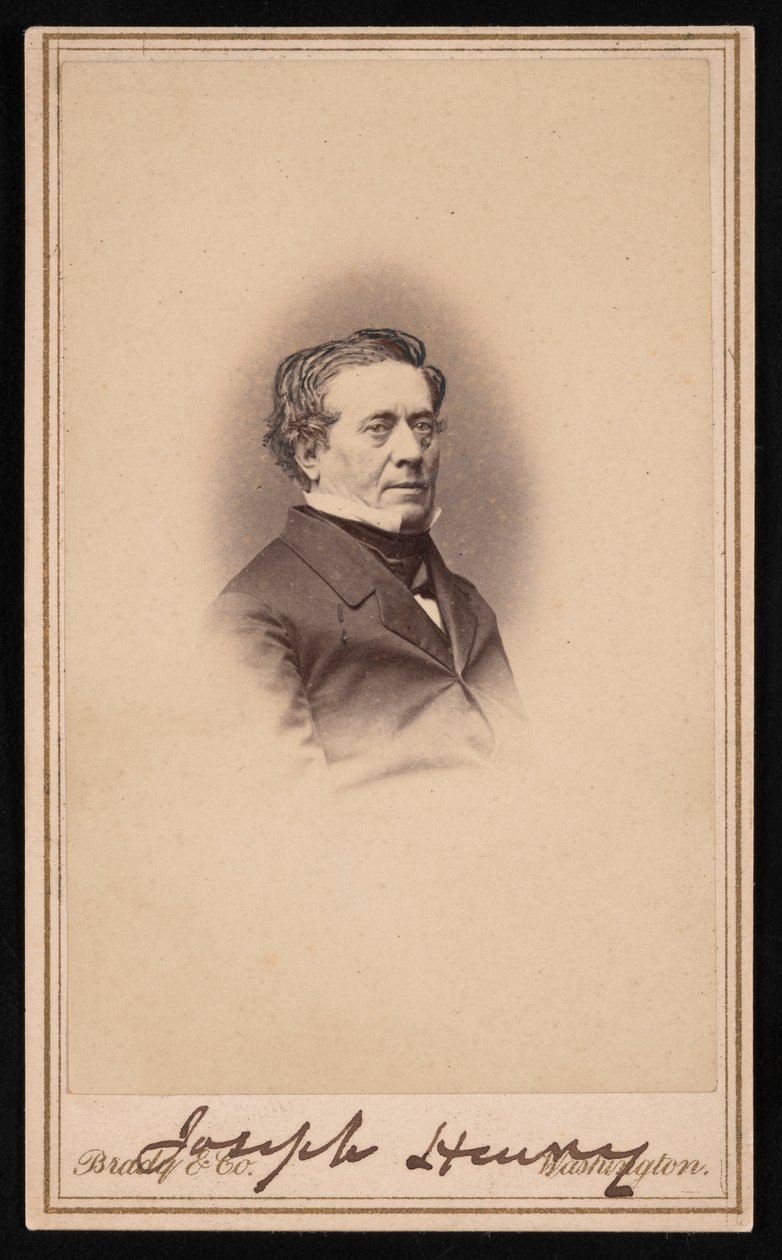 Portræt af Joseph Henry 1797-1878, mellem 1858 og 1869. af Brady