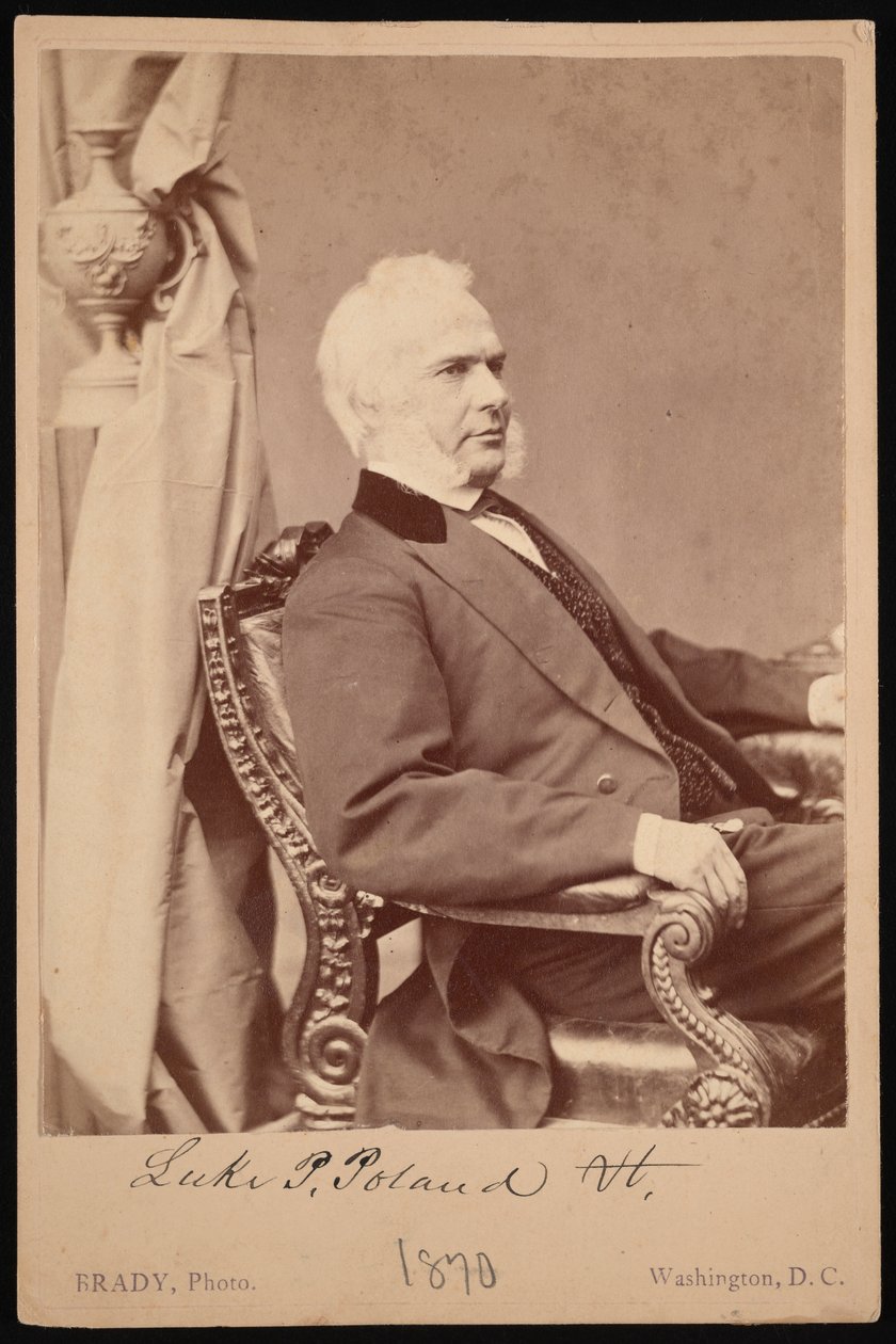 Portræt af Luke Potter Polen 1815-1887, 1870. af Brady