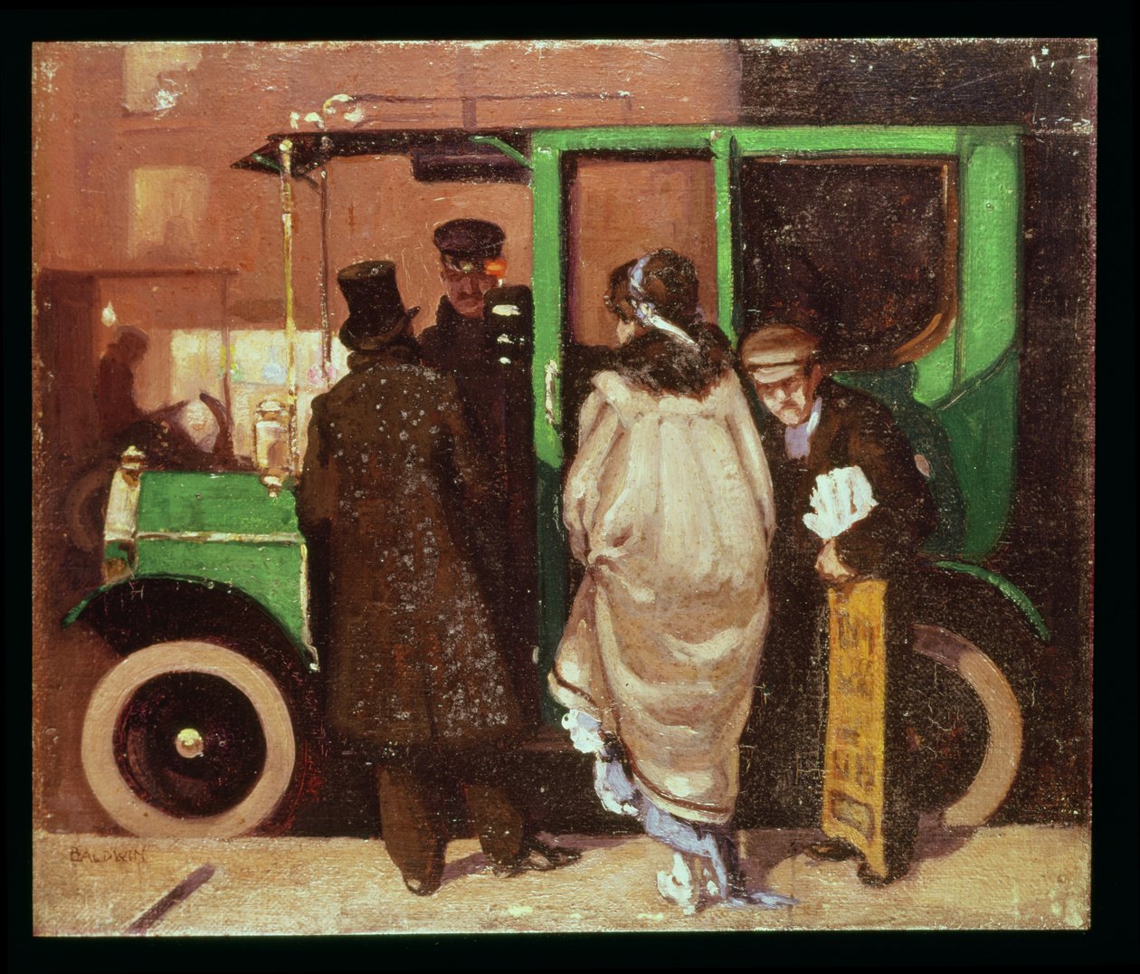 Taxaen, ca. 1908-10 af Brake Baldwin