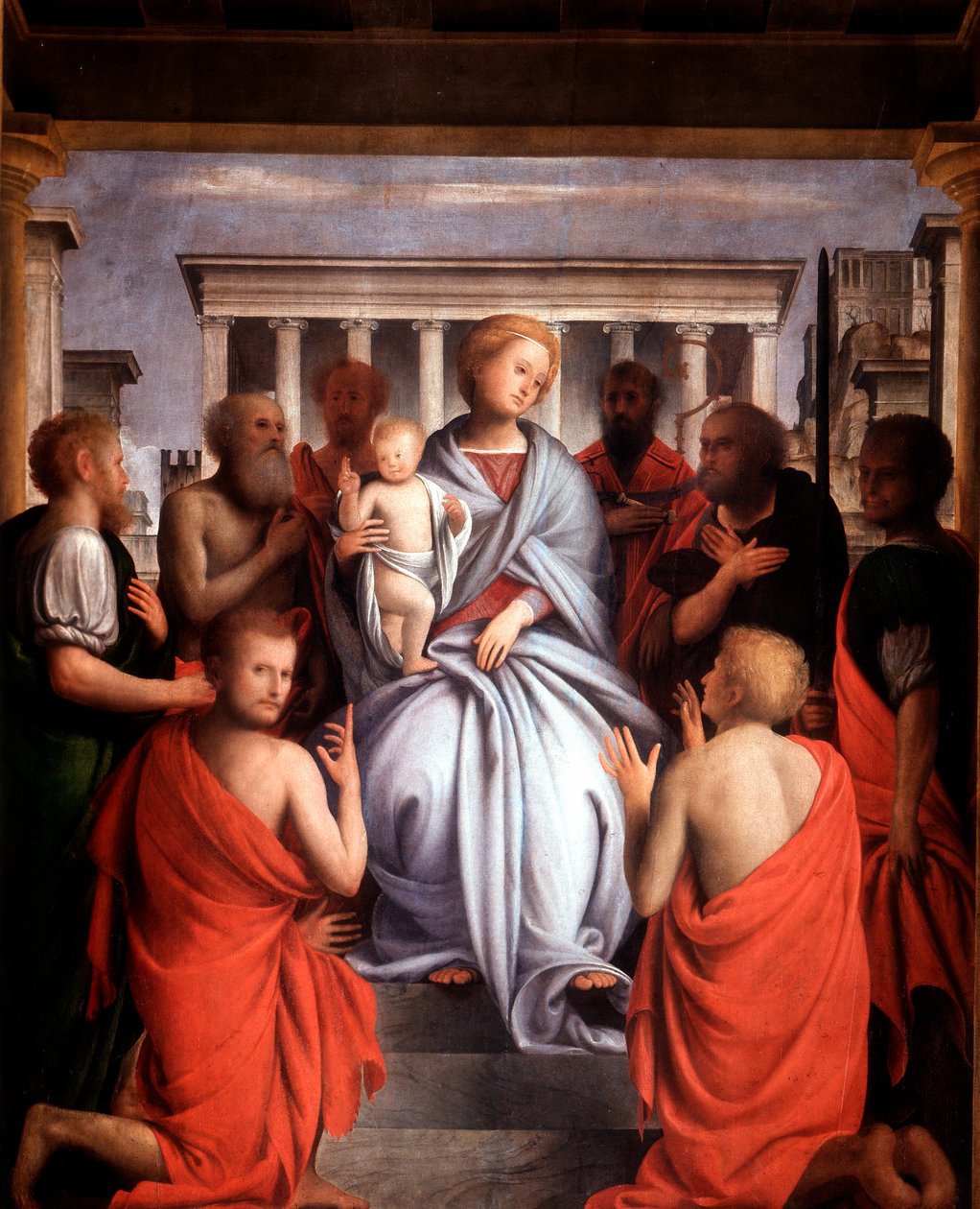 Madonna og barn, slutningen af det 15. tidlige 16. århundrede af Bramantino