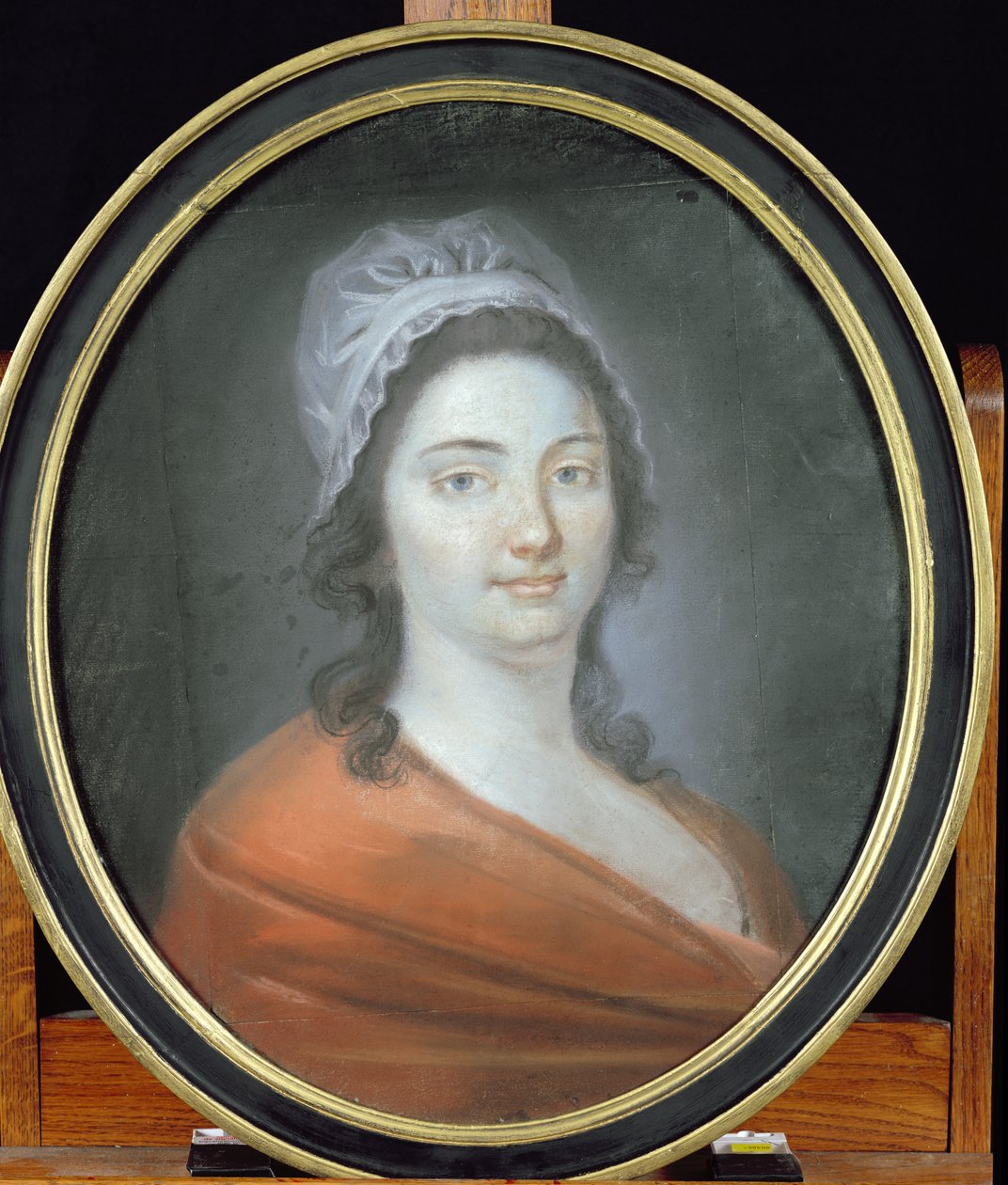 Charlotte Corday (1768-93) 1793 (pastel på papir) af Brars