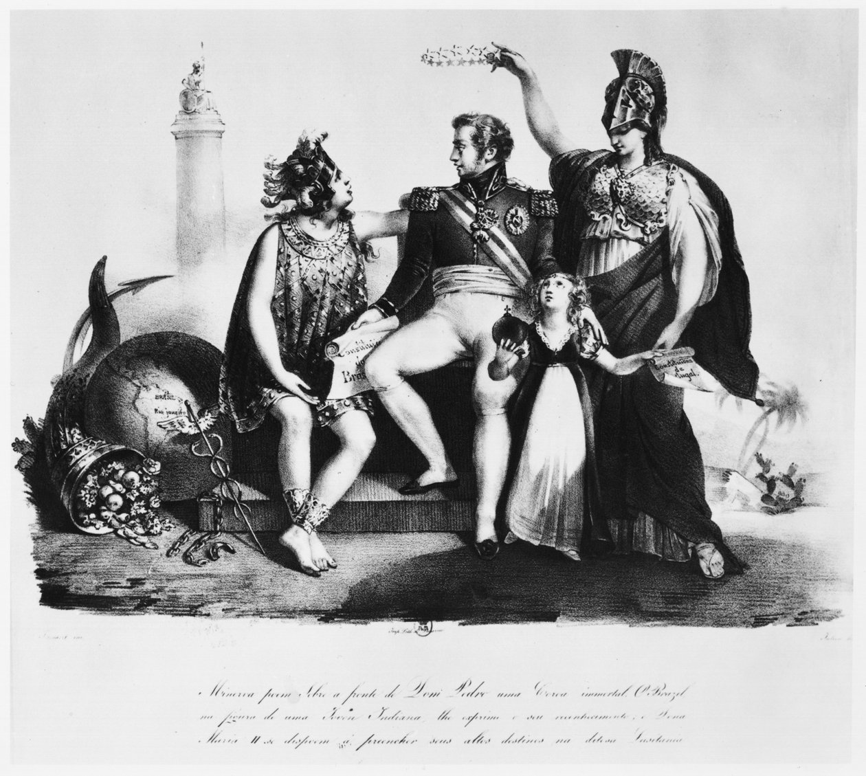 Pedro I (1798-1834) Kejser af Brasilien, 1800-tallet af Brazilian School