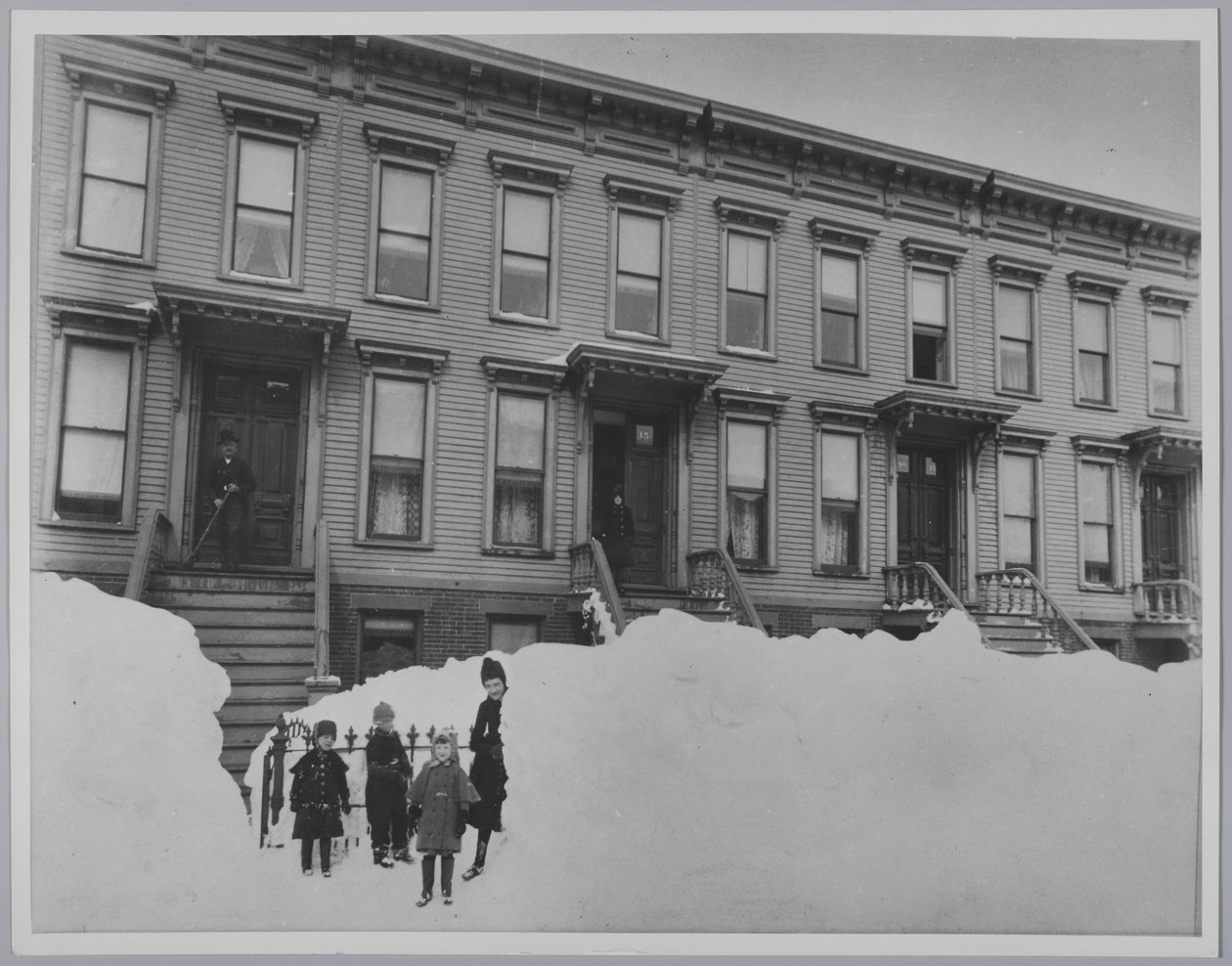 Snestorm i marts 1888, Brooklyn af Breading G. Way