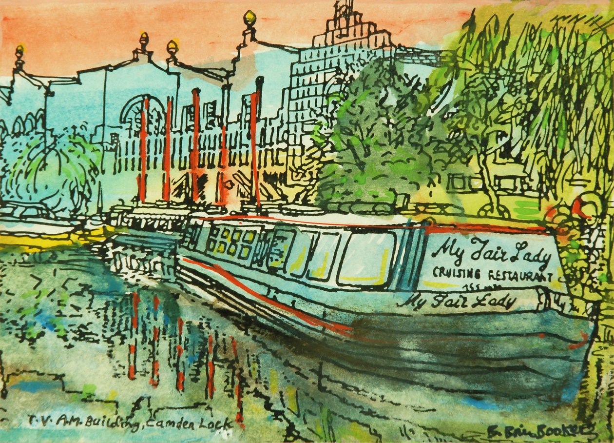 "My Fair Lady" på Regents Canal af Brenda Brin Booker