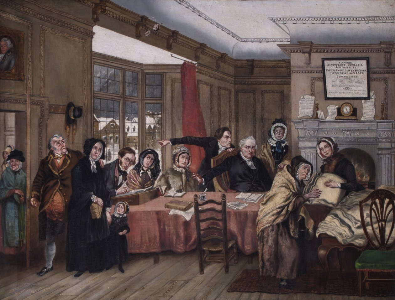Allfaire Benevolent Society, 1863 af Brian Percy Mann