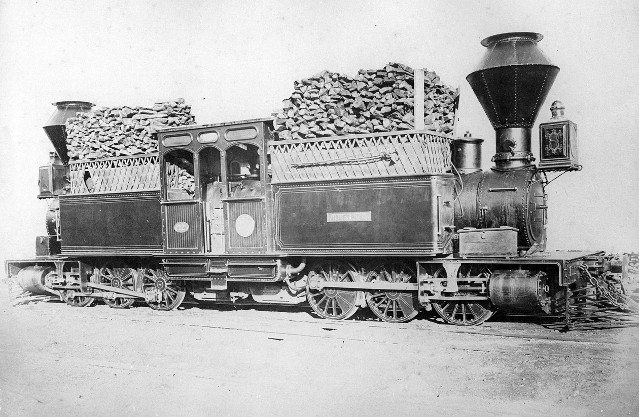 En dobbelt Fairlie-motor, ca. 1870