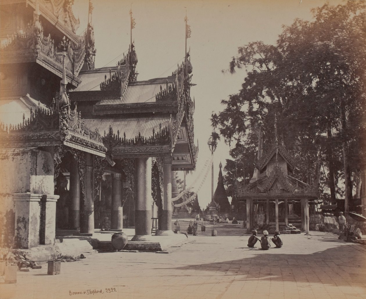 Retten i paladset, Mandalay af British Photographer