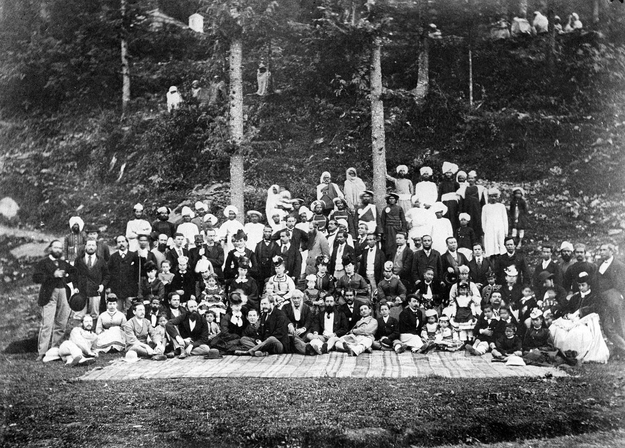 Udenrigsministeriet Pic Nic, 1871 af British Photographer