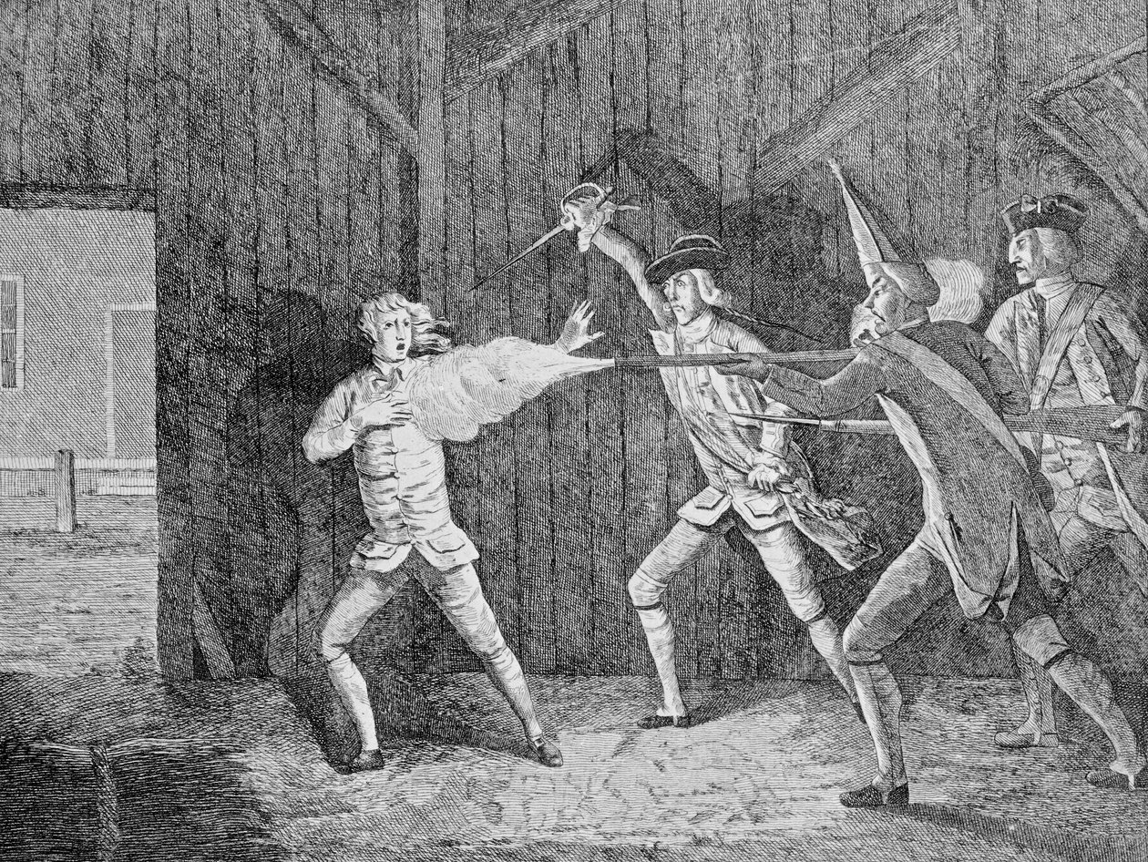 Den skotske sejr, 1768 af British School