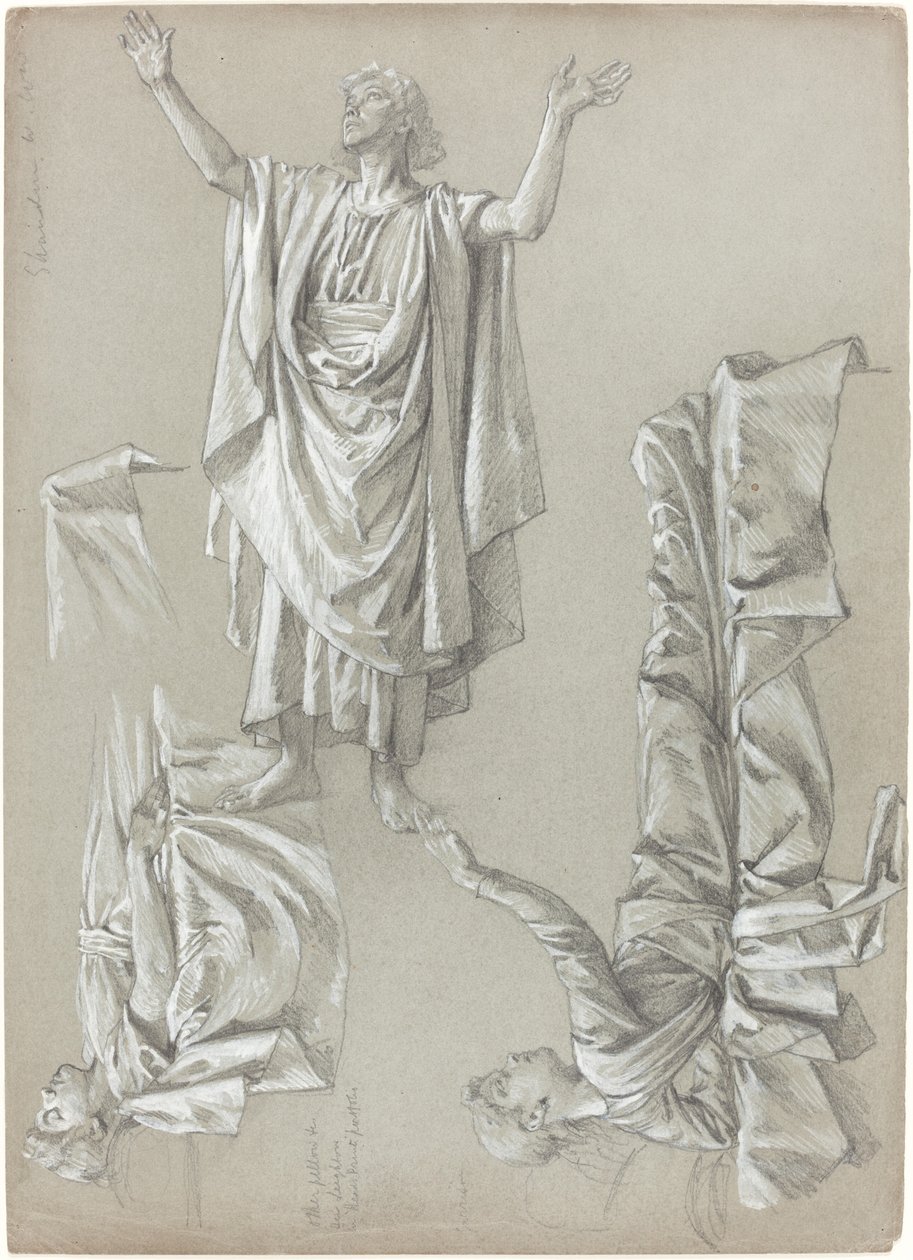 Studier til opdragelsen af Jairus datter af British 19th Century