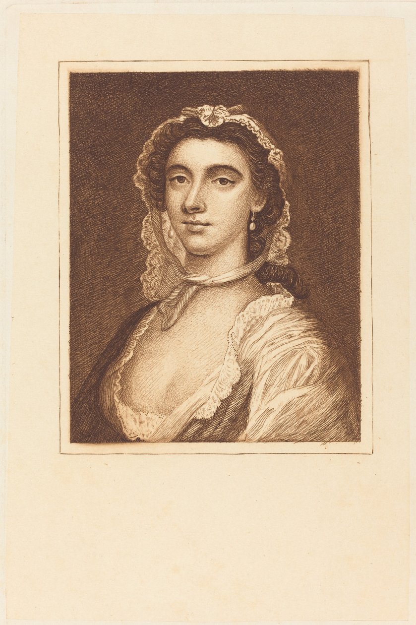 Peg Woffington af British 19th Century, after Arthur Pond