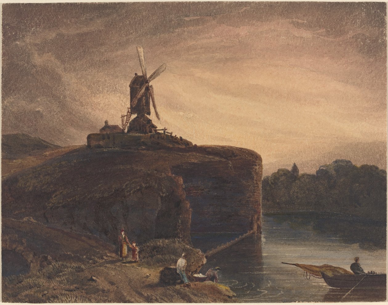 Møllen af British 19th Century after Rembrandt van Rijn
