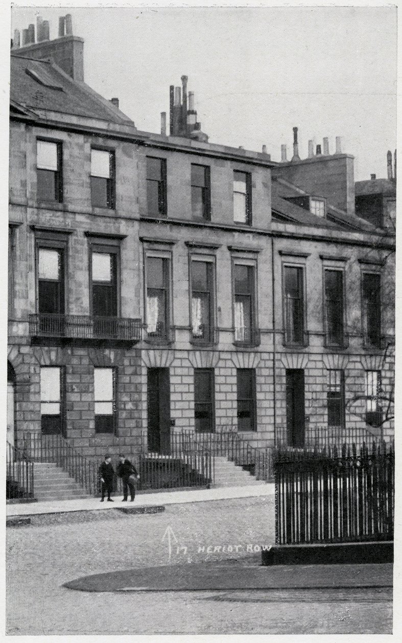 17, Heriot Row, hjemsted for Robert Louis Stevenson og hans familie i Edinburgh af British Photographer