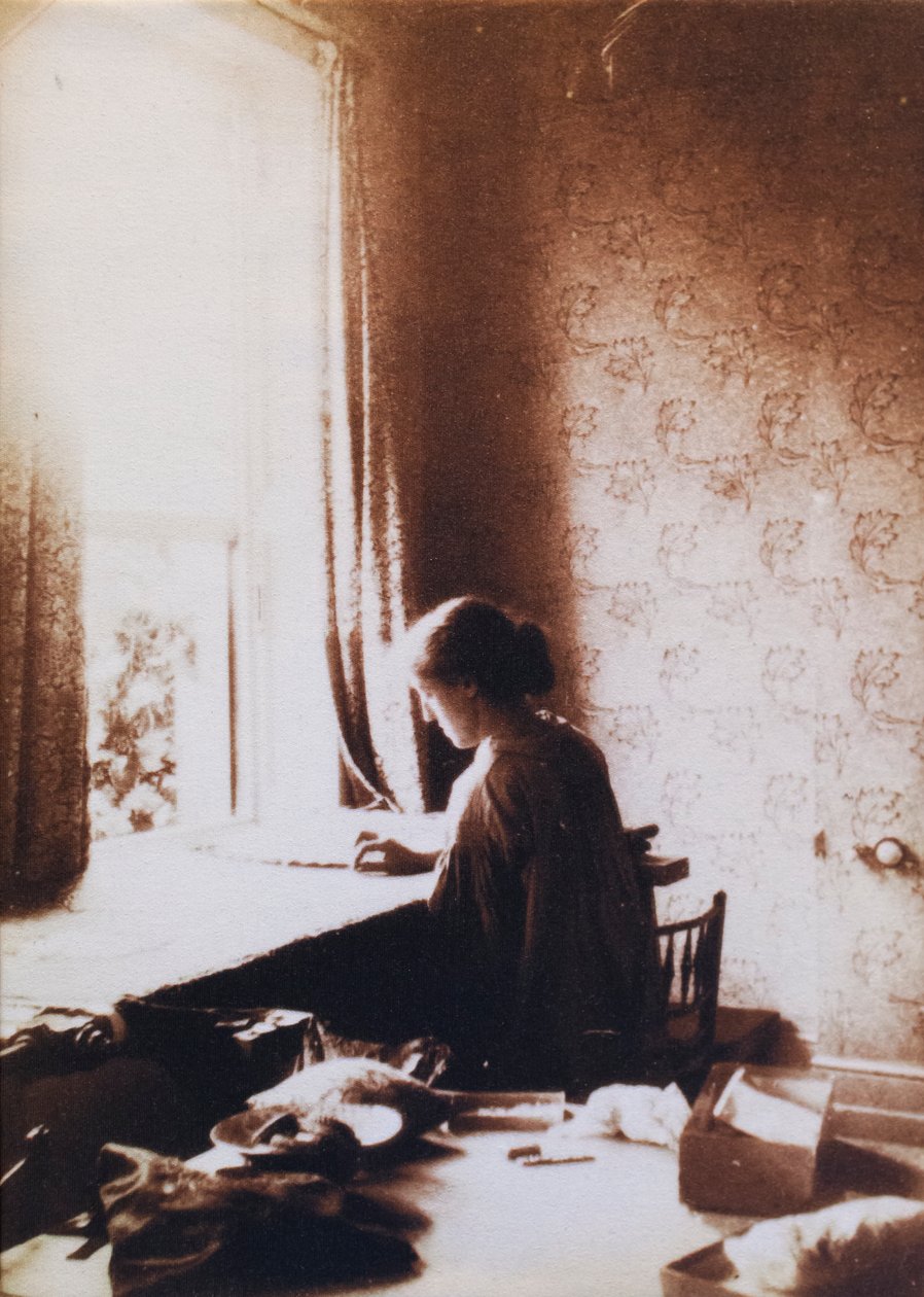 May Morris på arbejde, begyndelsen af 1890