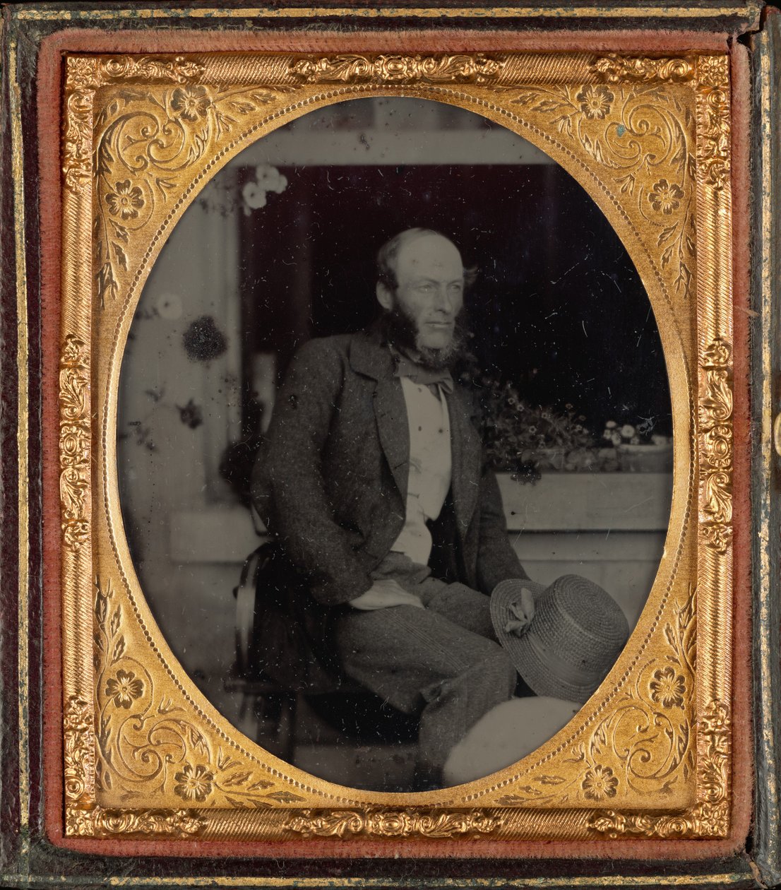 Portræt af en mand, ca. 1860 (foto) af British Photographer