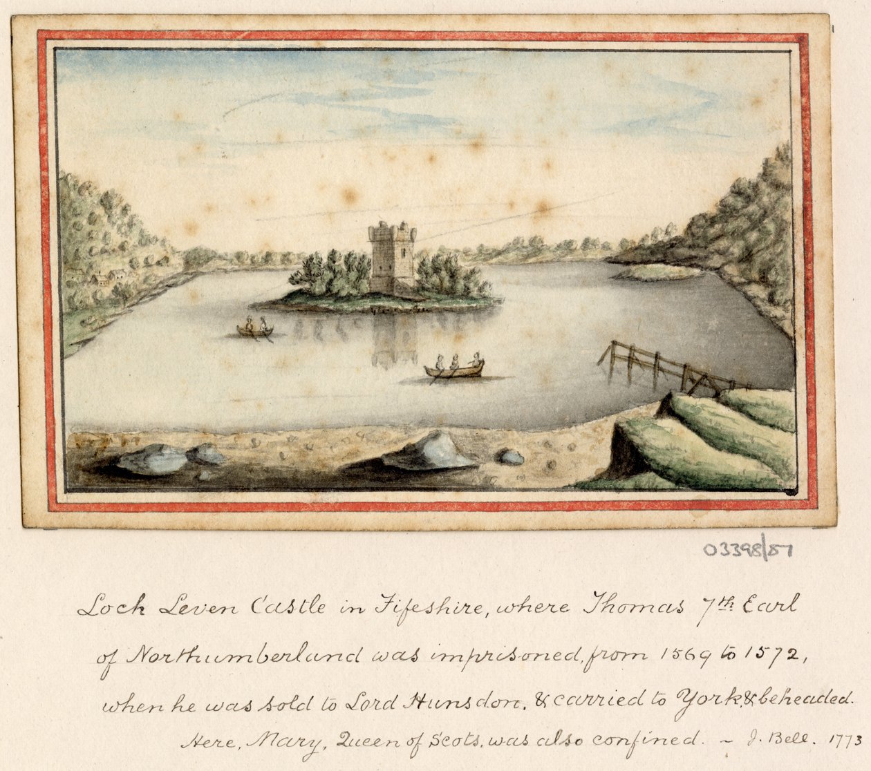 En række skitser, udsigter i Storbritannien, kontinentet og Amerika 1772-1778 (akvarel) af British School