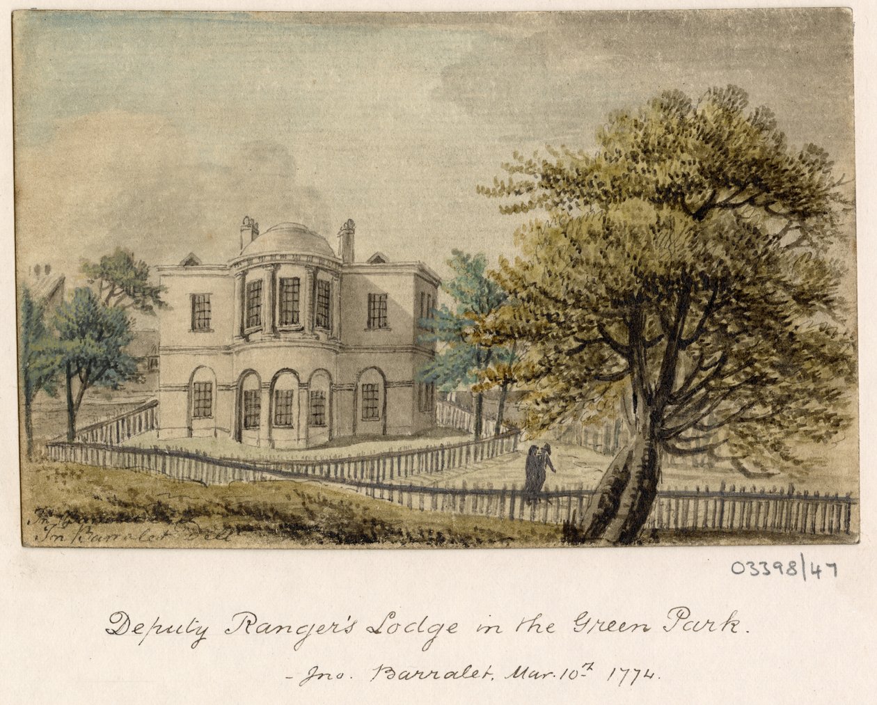 En række skitser, udsigter i Storbritannien, kontinentet og Amerika 1772-1778 (akvarel) af British School