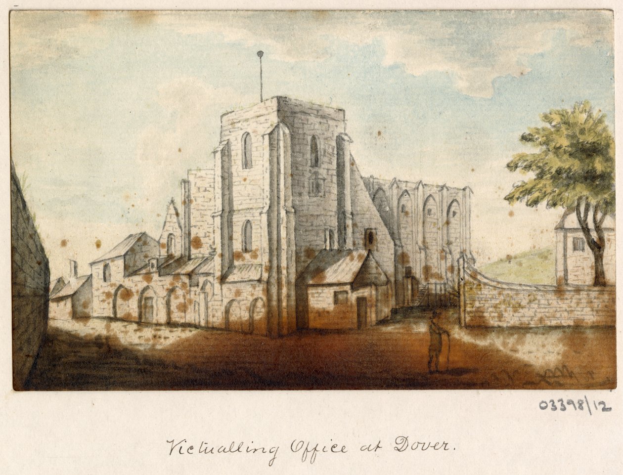 En række skitser, udsigter i Storbritannien, kontinentet og Amerika 1772-1778 (akvarel) af British School